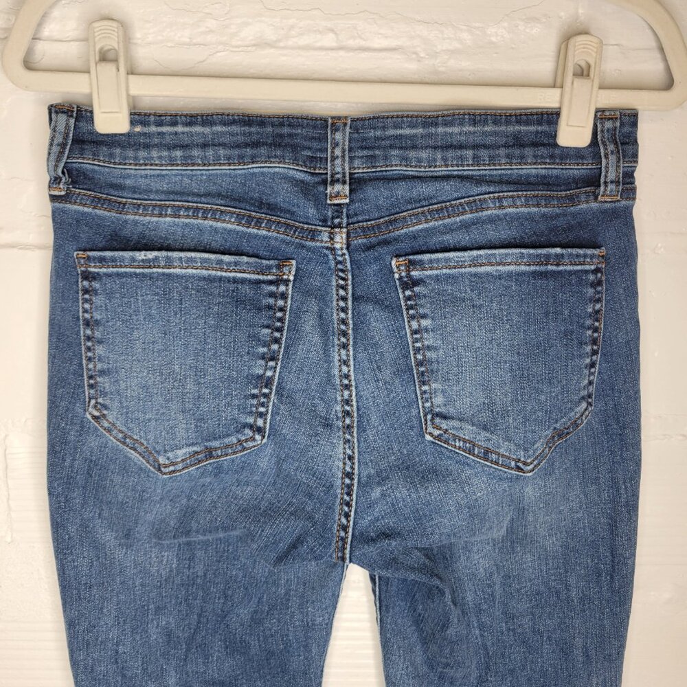 Kut From The Kloth Women's Size 8 Jeans Amy Crop Straight Leg Cuffed - Picture 4 of 8